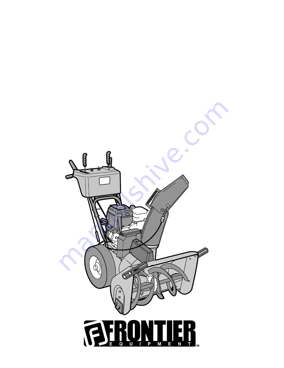 Frontier ST1332 Operator'S Manual Download Page 1