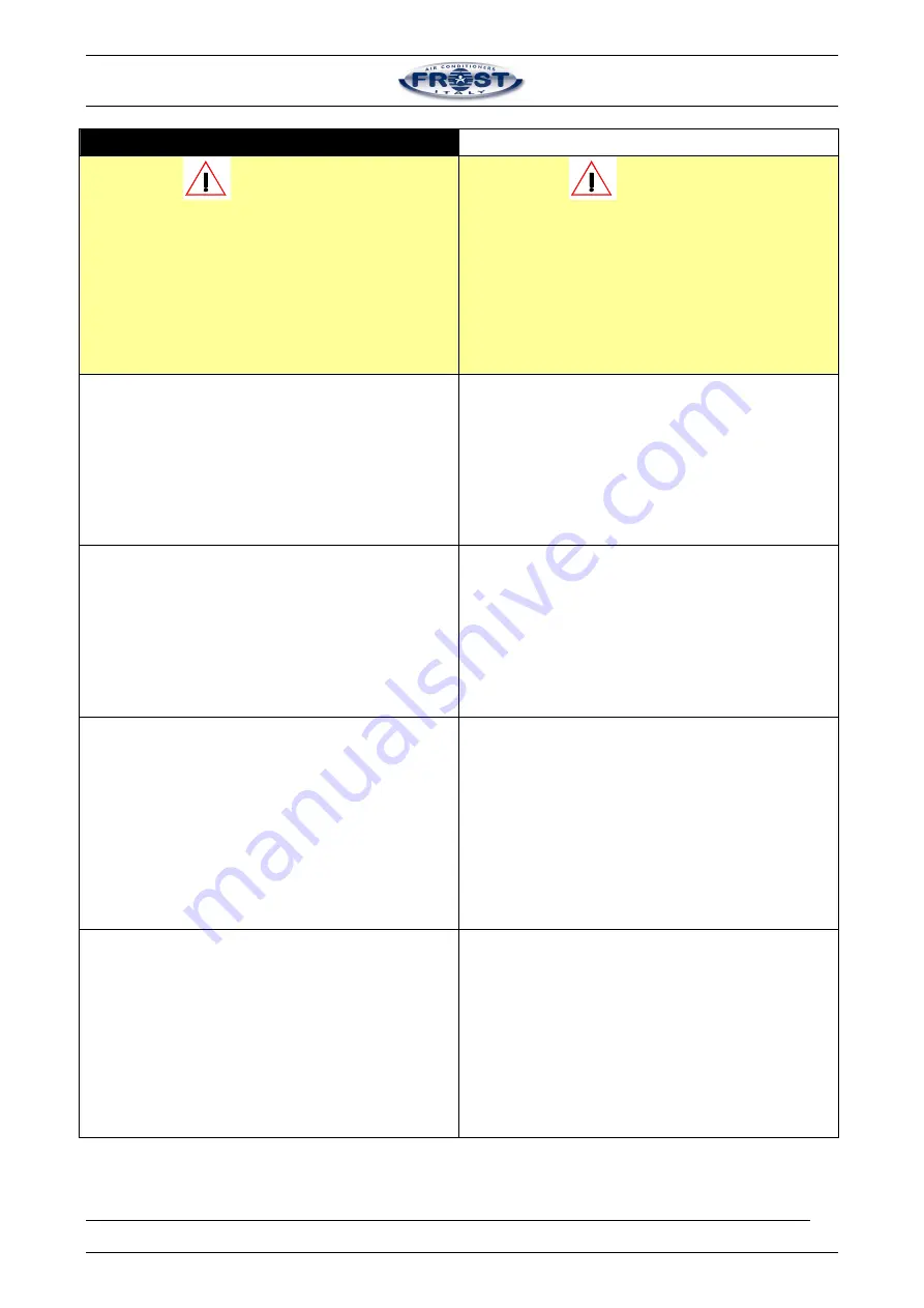 Frost Italy MIRAC H 10 Installation And Maintenance Manual Download Page 19