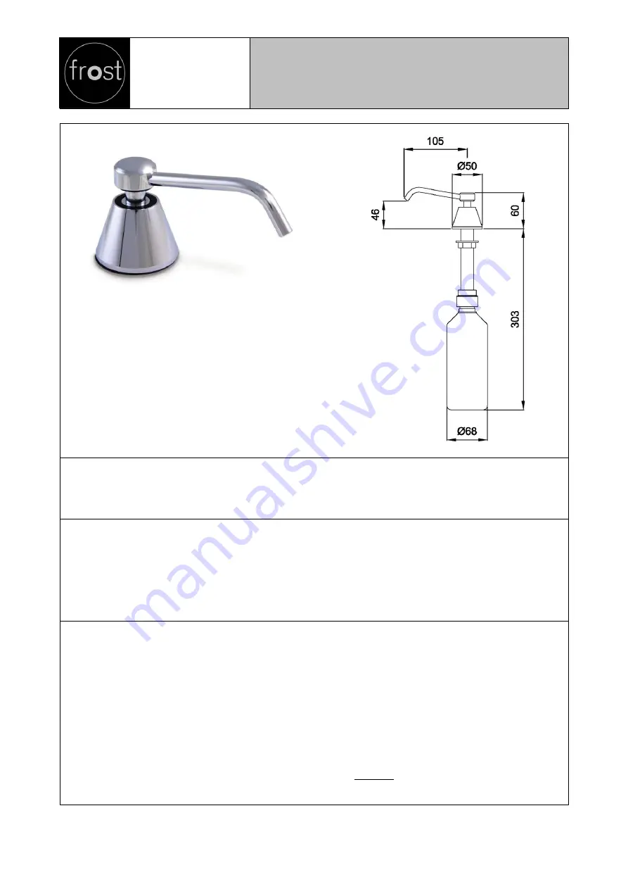 FROST 06.2010 Quick Start Manual Download Page 1