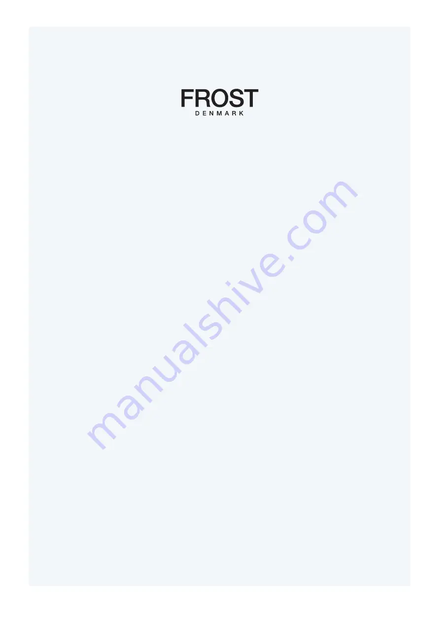 FROST N1978 Product Details, Technical Details And Mounting Instructions Download Page 1