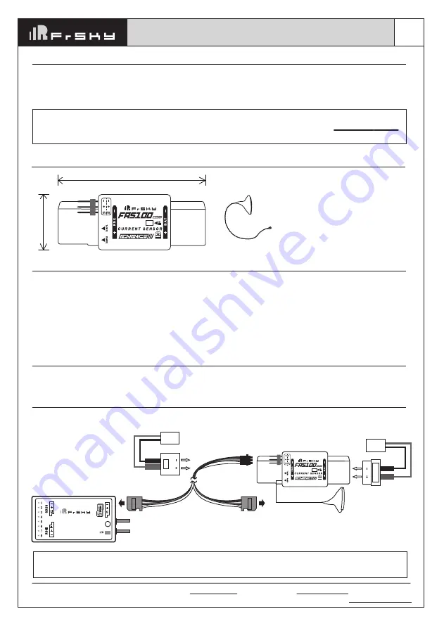 FrSky FAS100 ADV Instruction Manual Download Page 1