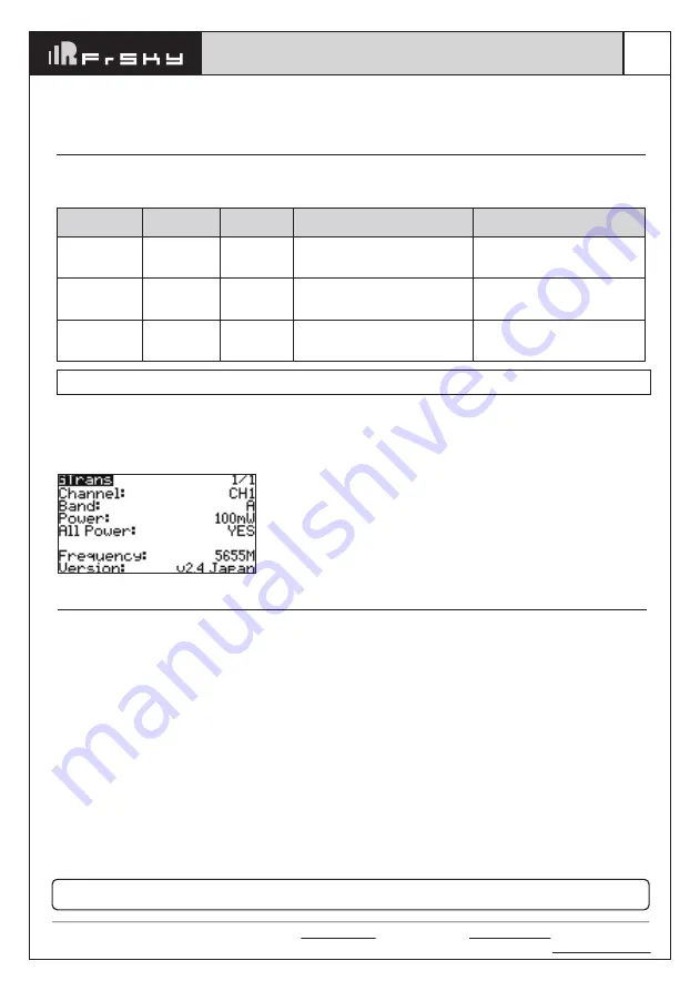 FrSky Scout VS600 Mini Instruction Manual Download Page 2