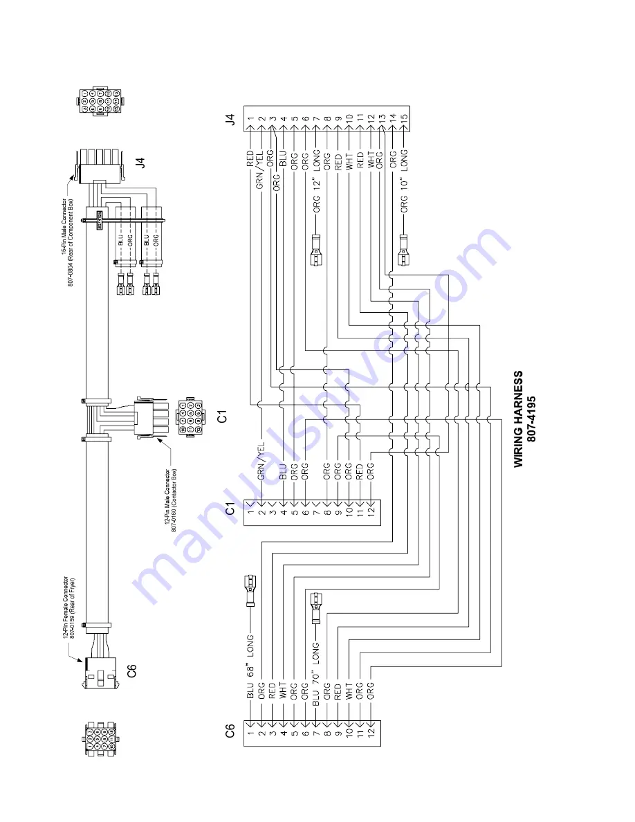 Frymaster 8196203 Installation, Operation, Service, And Parts Manual Download Page 48