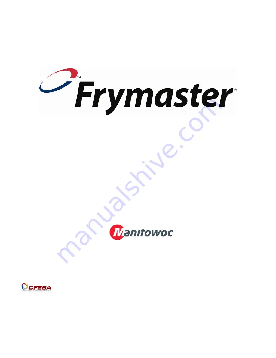 Frymaster 8SMS Spaghetti Magic Component Manual Download Page 66