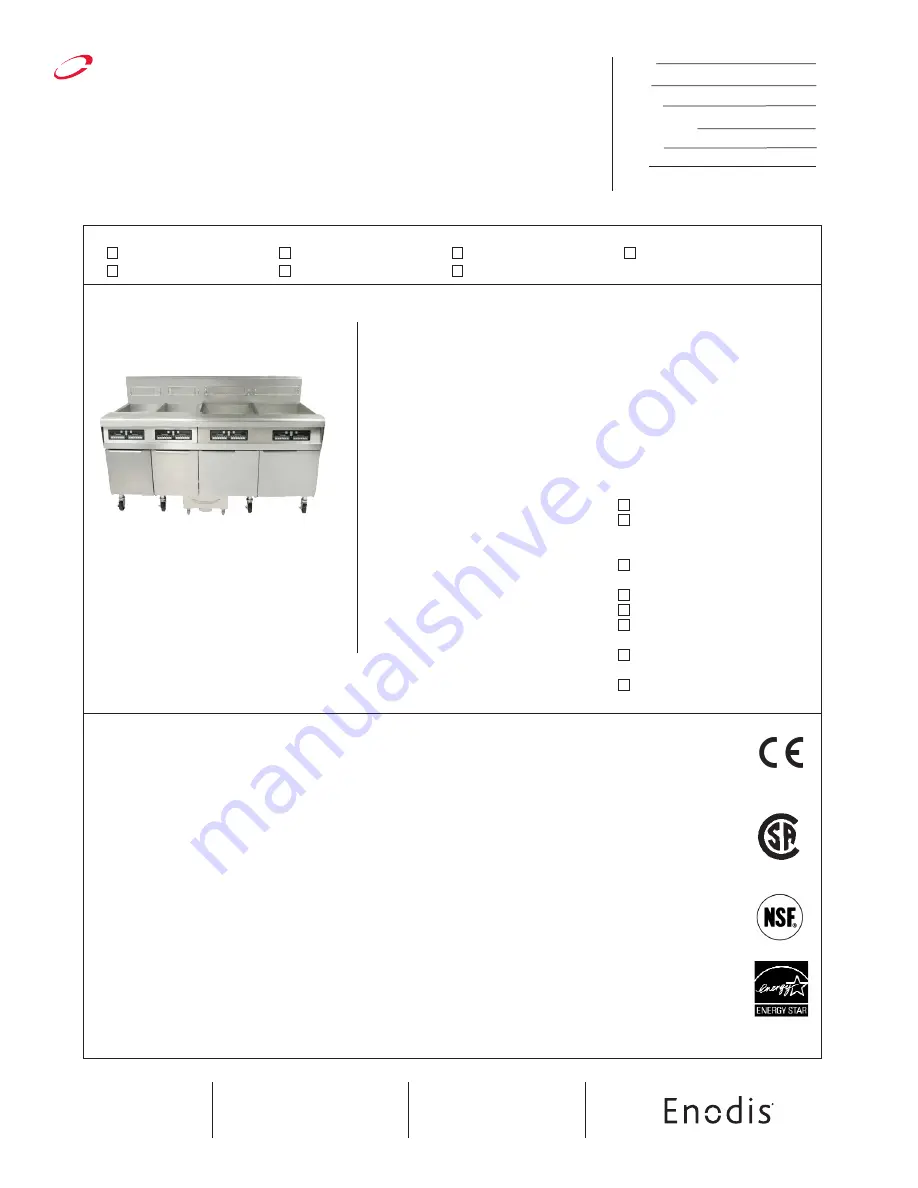 Frymaster D50G Скачать руководство пользователя страница 1