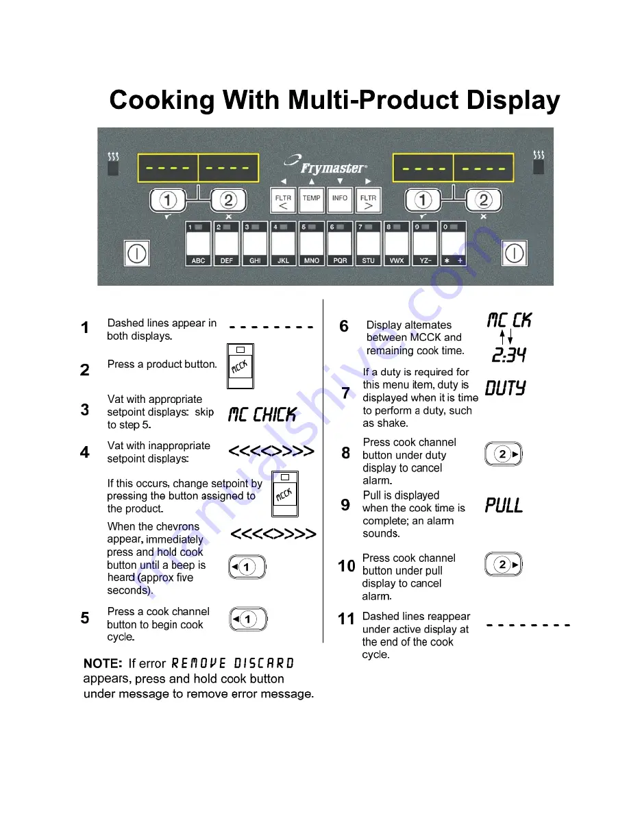 Frymaster Enodis BIELA14 LOV Series Operator'S Manual Download Page 19