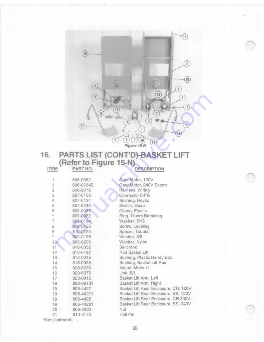 Frymaster EPH14 Service And Owner'S Manual Download Page 55