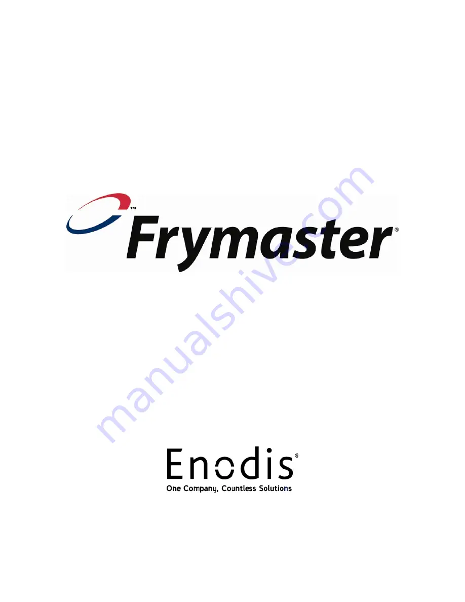 Frymaster FE155 Installation And Operation Manual Download Page 22