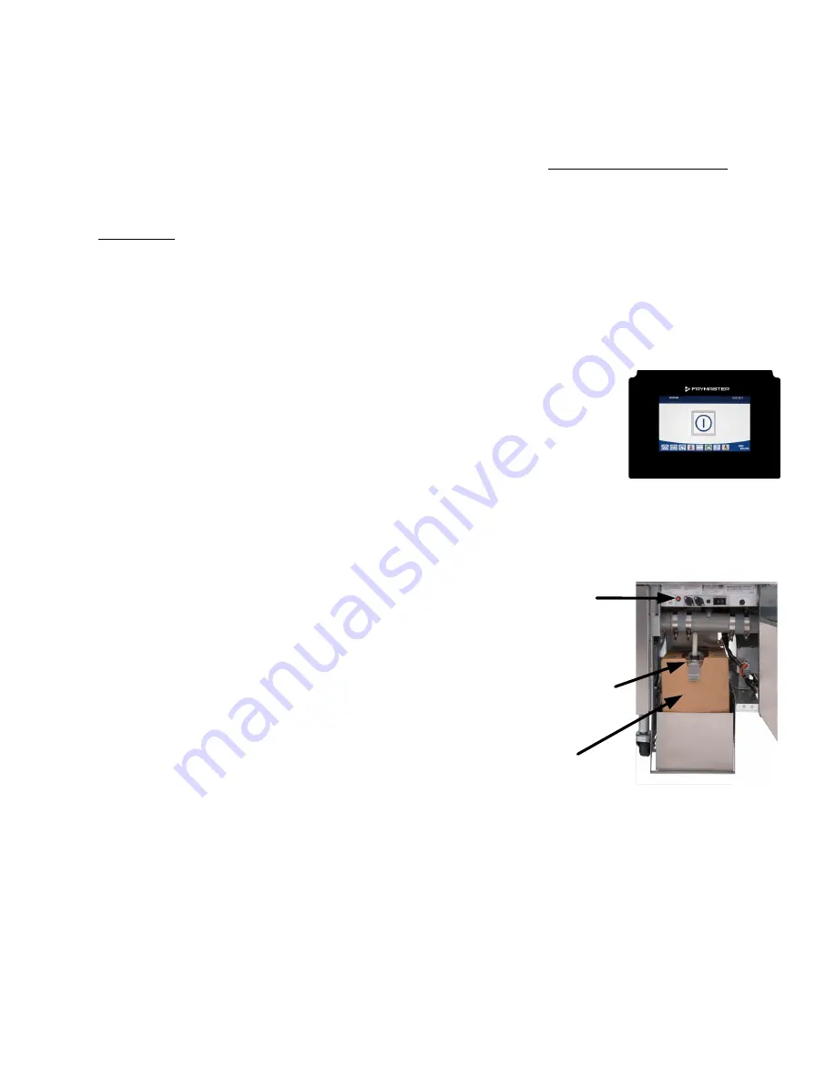 Frymaster FilterQuick easyTouch FQE30U Installation, Operation And Maintenance Manual Download Page 19