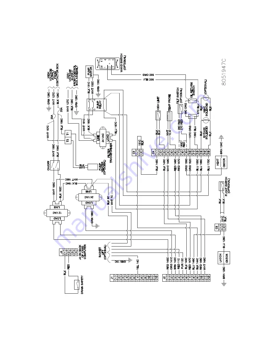 Frymaster FOOTPRINT RE80 Series Service & Parts Manual Download Page 28