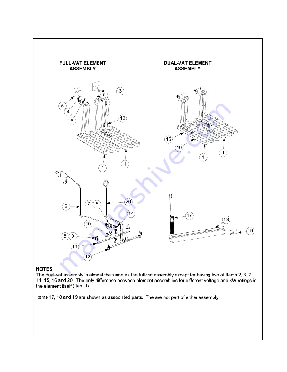 Frymaster FPEL114C Service & Parts Manual Download Page 46