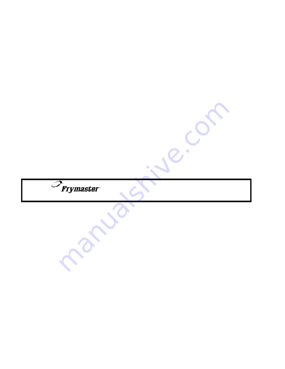 Frymaster MSDU Operators & Service Manual Download Page 4