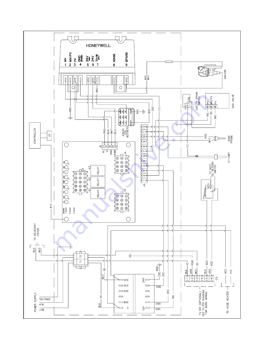 Frymaster PERFORMANCE PRO SERIES 35 Service And Parts Manual Download Page 34