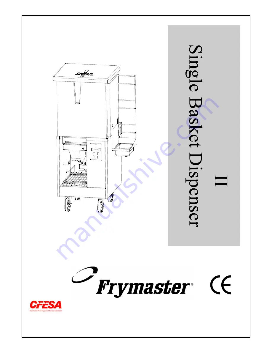 Frymaster SINBAD II Скачать руководство пользователя страница 1