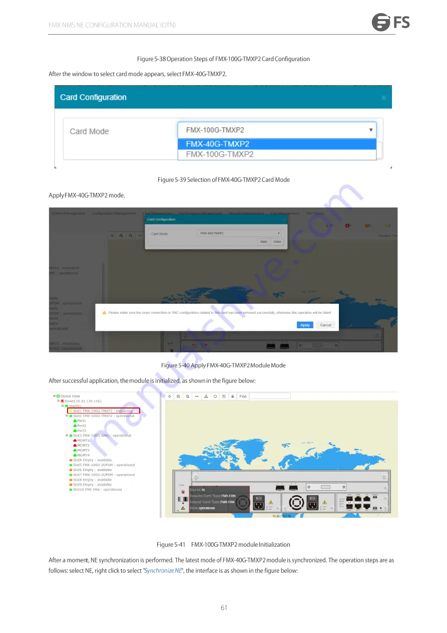 FS FMX 100G Configuration Manual Download Page 68