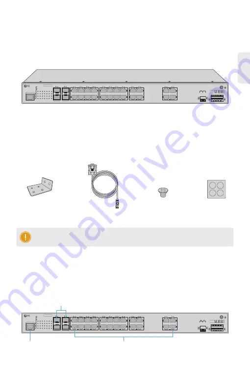 FS IES5100-24TF Quick Start Manual Download Page 2