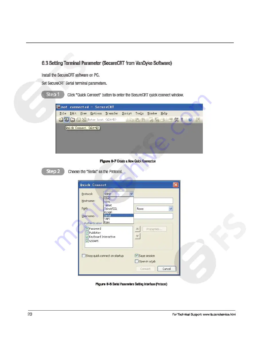 FS S5800-48F4S Lnstallation Manual Download Page 28