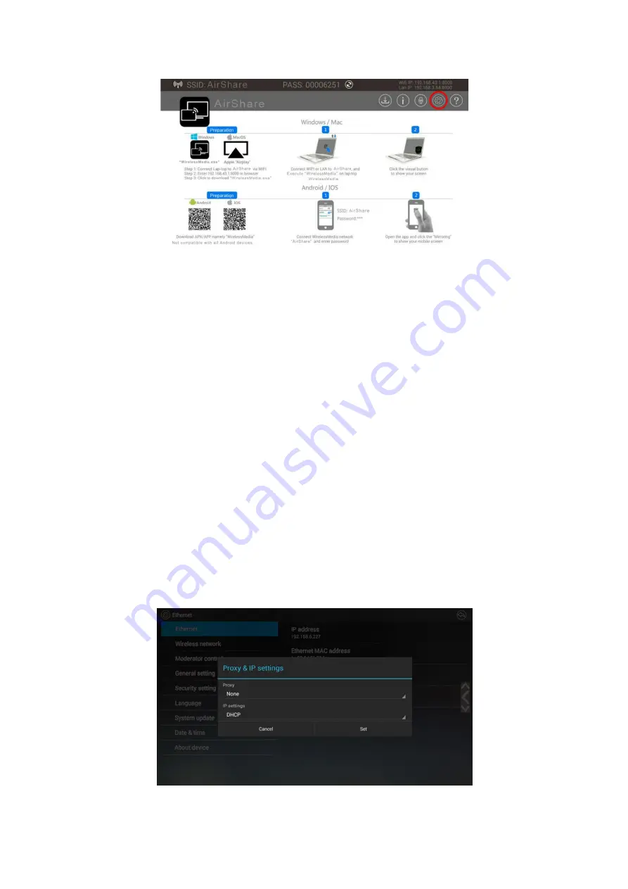 FSR AirShare DV-AS-21 User Manual Download Page 31