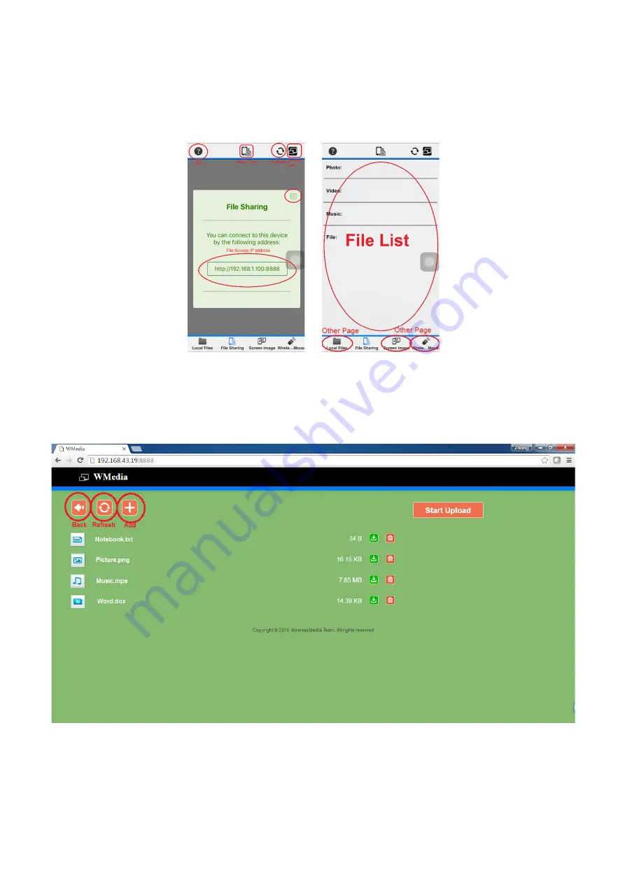 FSR AirShare DV-AS-21 User Manual Download Page 61