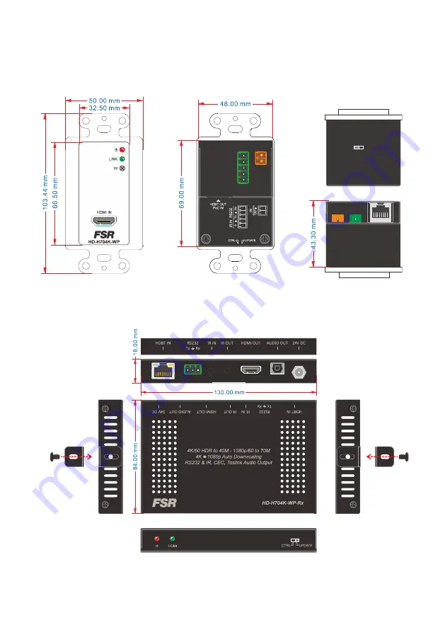 FSR HD-H704K-WP Скачать руководство пользователя страница 10