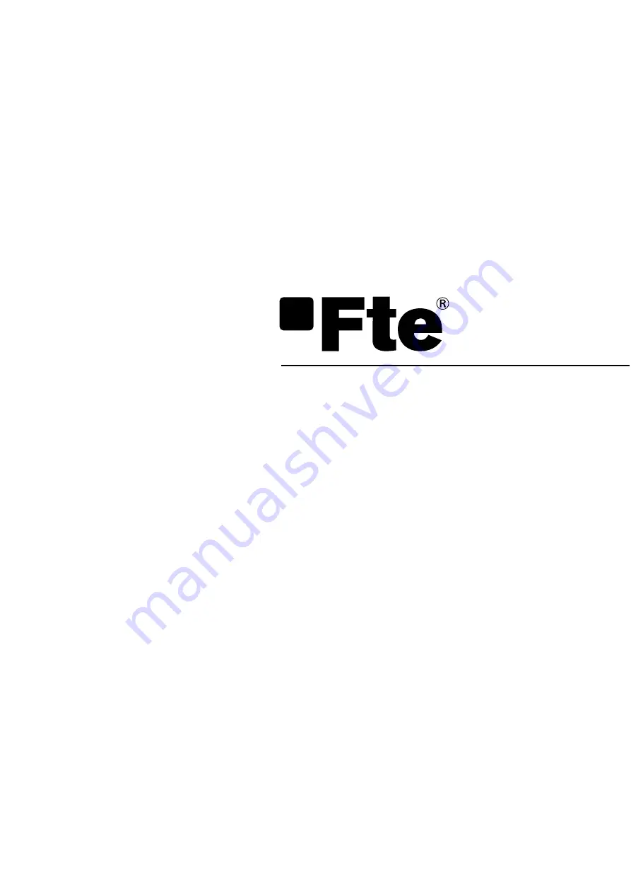 FTE Maximal GENIUS PRO 200 User Manual Download Page 3