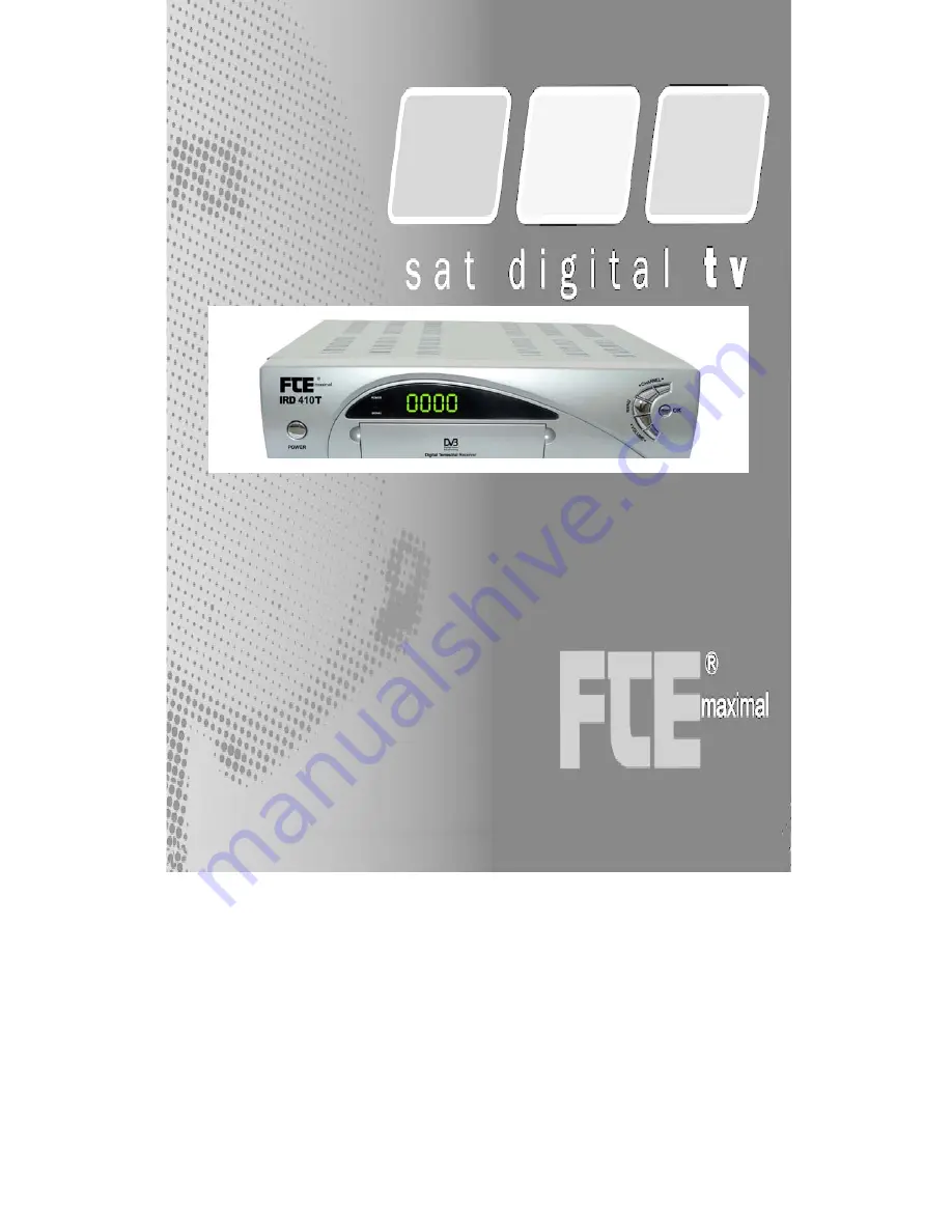 FTE IRD 410T User Manual Download Page 1