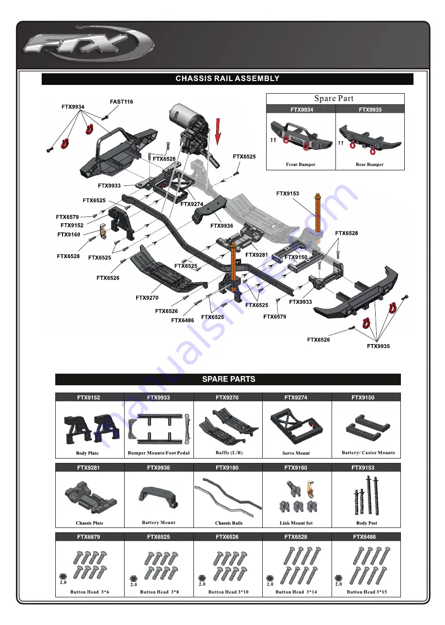 FTX FTX5591BL Instruction Book And Component Listing Download Page 23