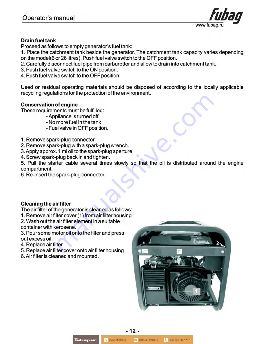 Fubag BS 2200 Operator'S Manual Download Page 13