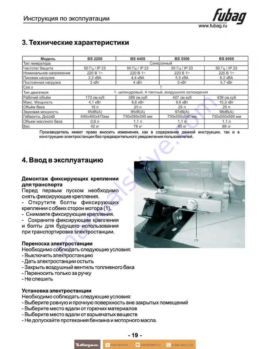 Fubag BS 2200 Скачать руководство пользователя страница 20