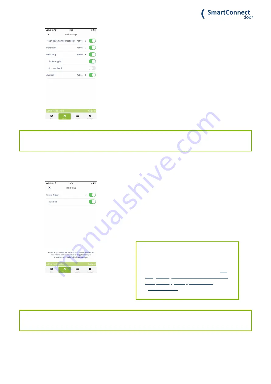 FUHR SmartConnect door Operation Manual Download Page 58