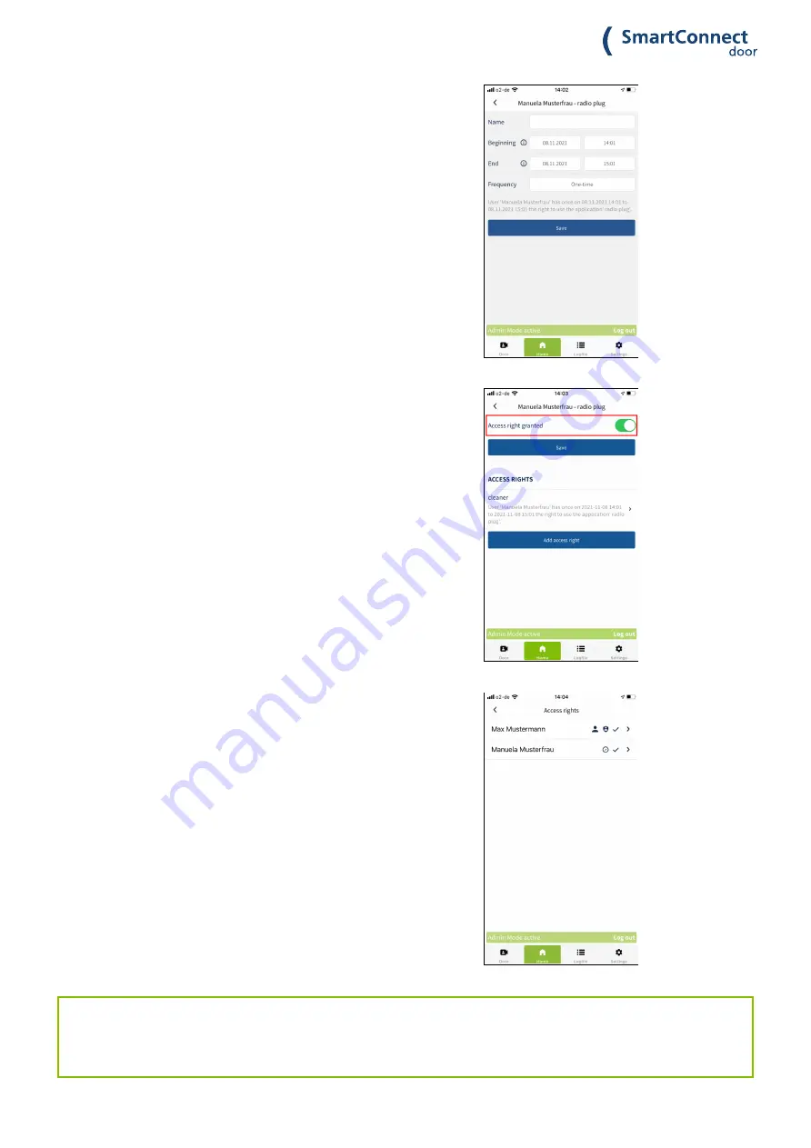 FUHR SmartConnect door Operation Manual Download Page 63