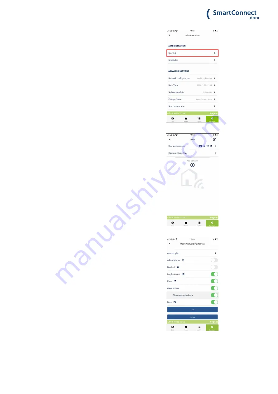 FUHR SmartConnect door Operation Manual Download Page 90