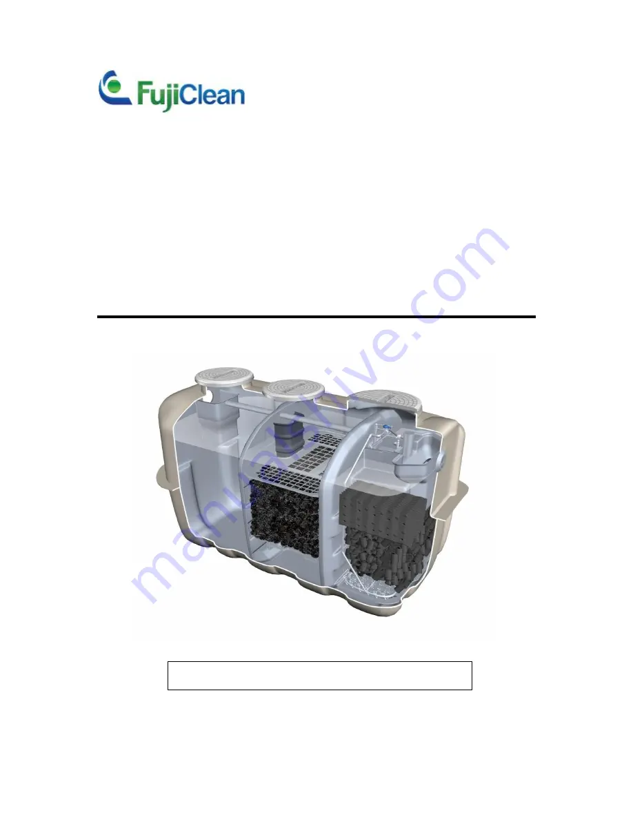 Fuji Clean CE-4200 Operation & Maintenance Manual Download Page 1