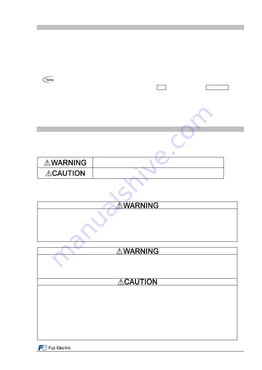 Fuji Electric FRENIC-Lift FRN0010LM2C-4E Starting Manual Download Page 4