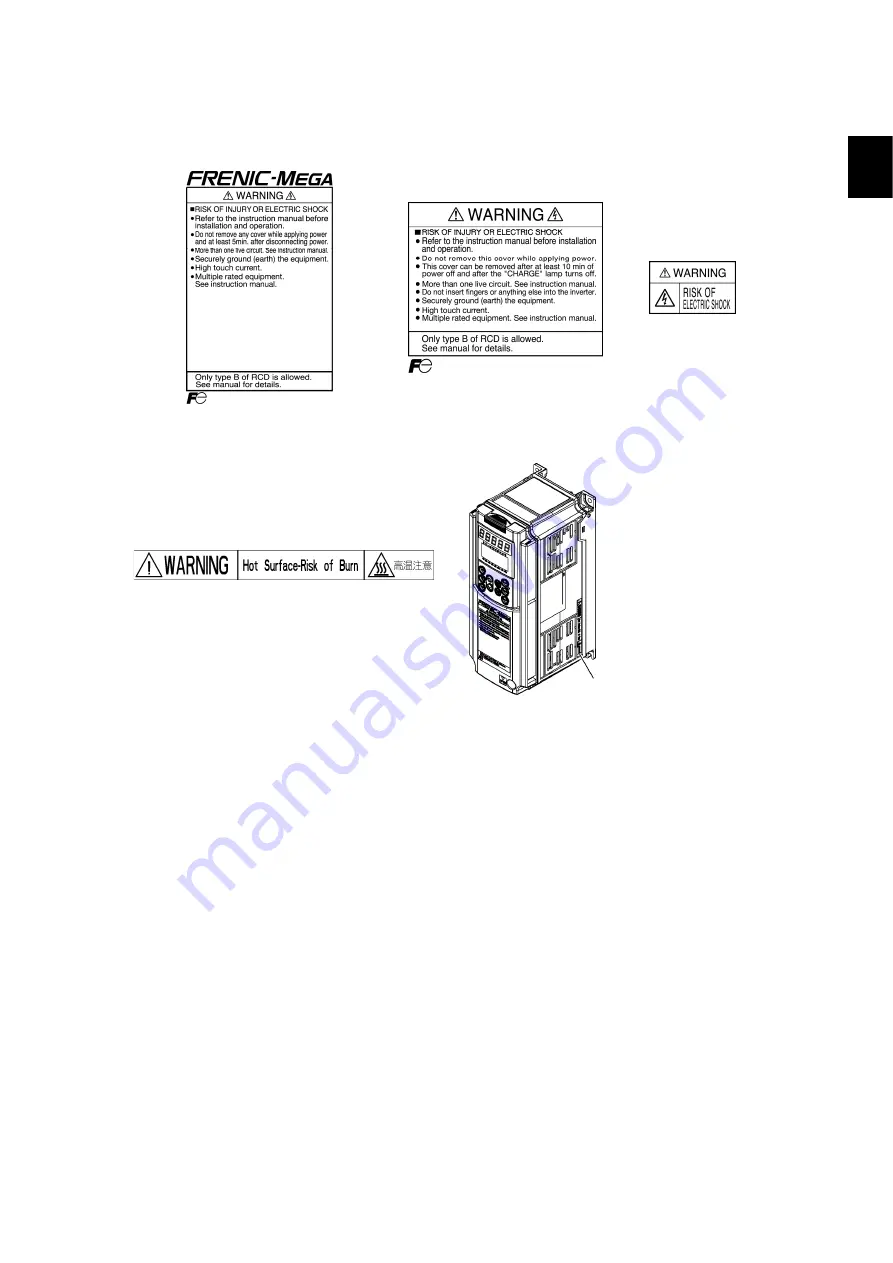 Fuji Electric FRENIC-MEGA Instruction Manual Download Page 23