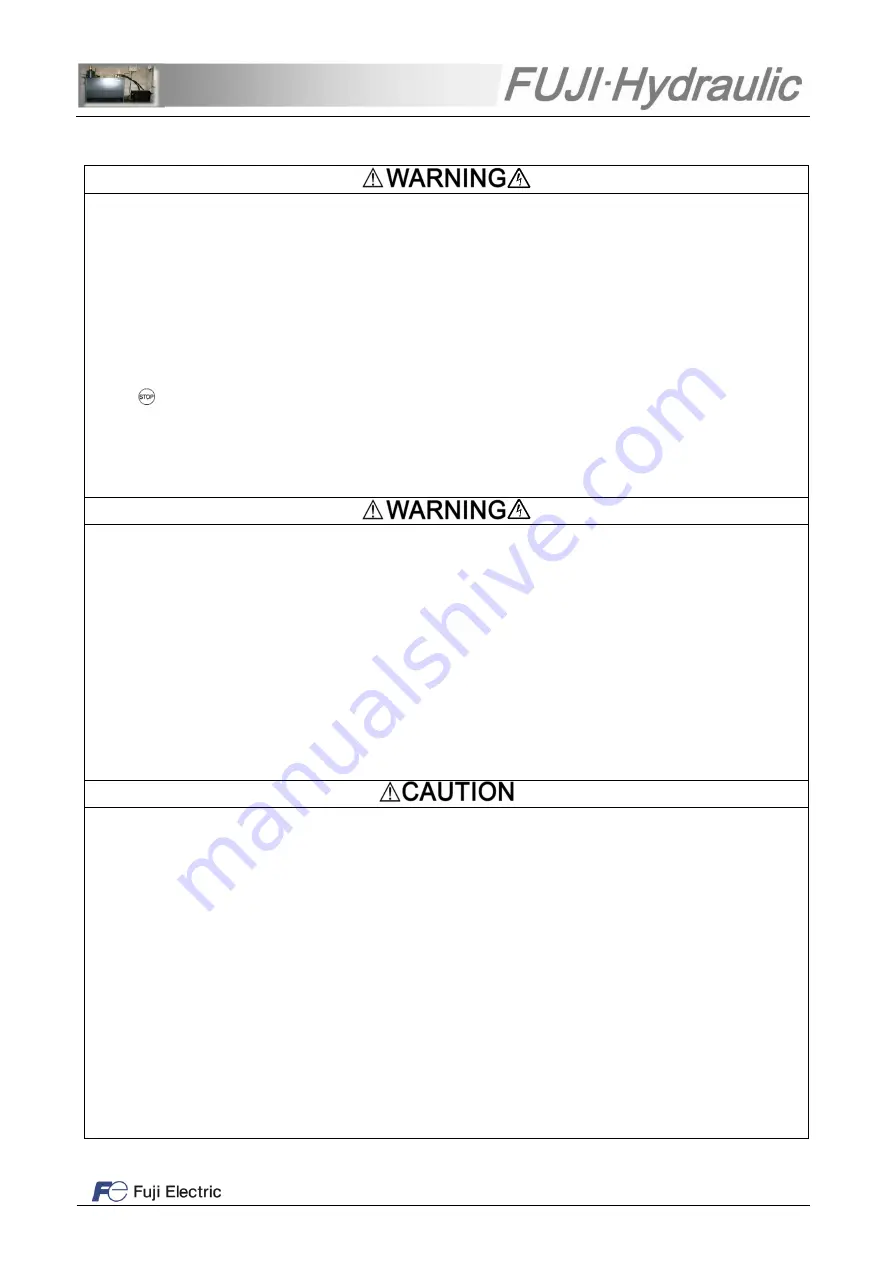Fuji Electric FUJI-Hydraulic FRN AR Series Скачать руководство пользователя страница 6