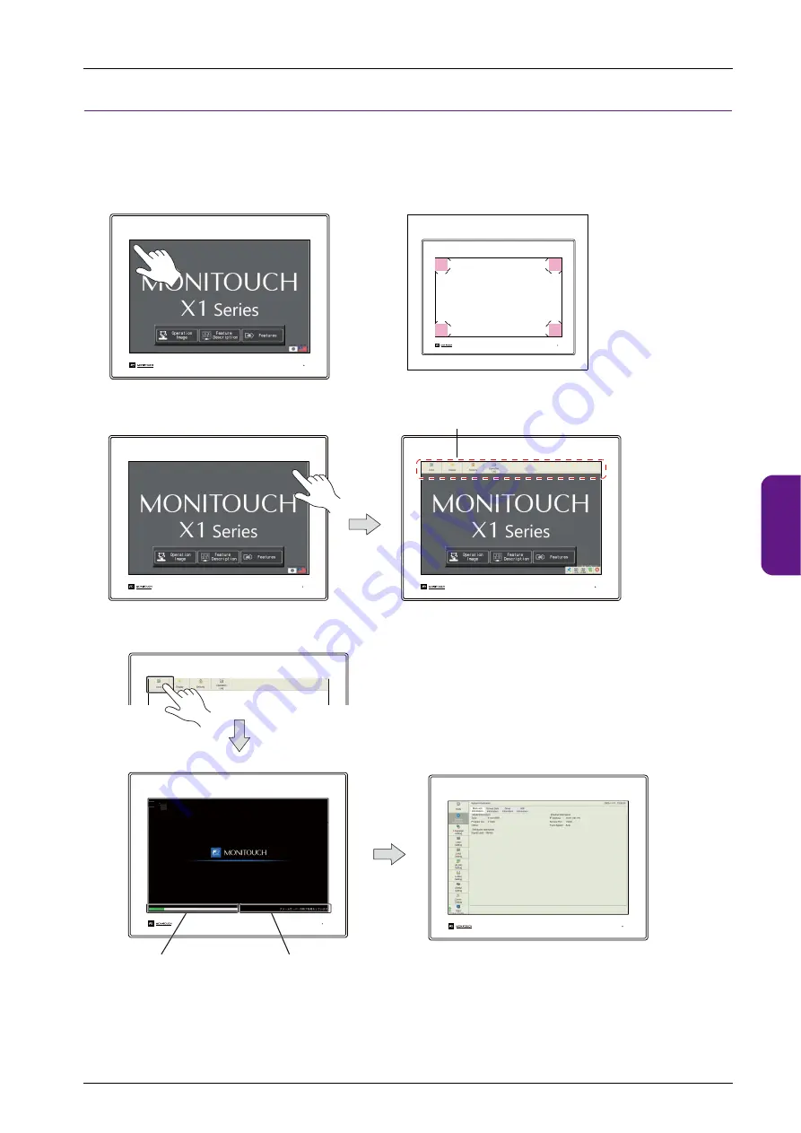 Fuji Electric MONITOUCH X1 Series Hardware Specifications Download Page 76