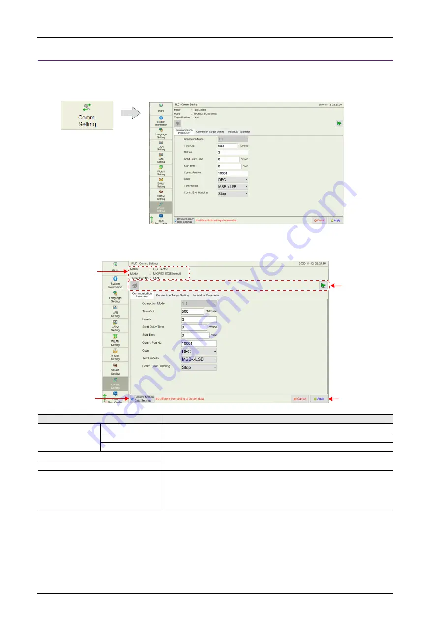 Fuji Electric MONITOUCH X1 Series Hardware Specifications Download Page 95