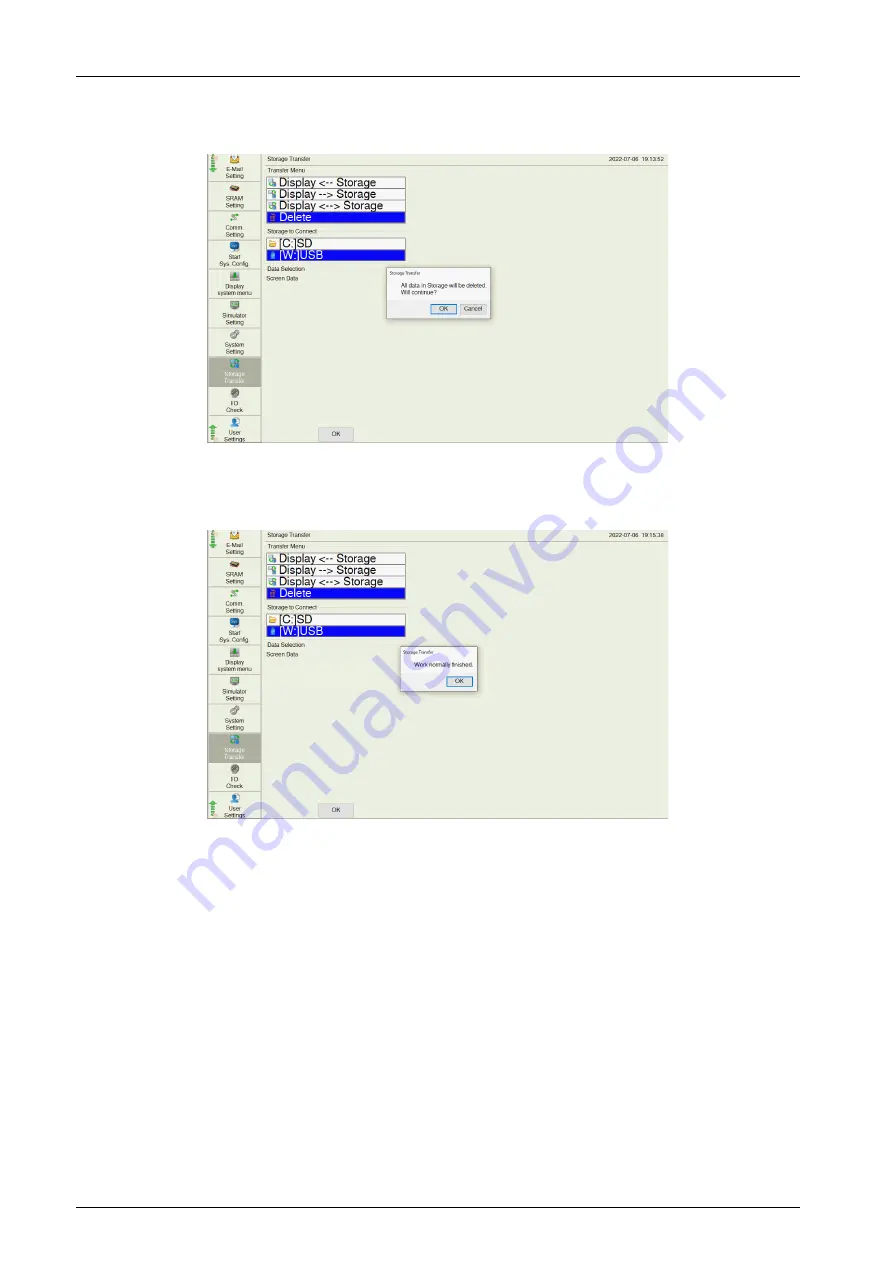 Fuji Electric MONITOUCH X1 Series Hardware Specifications Download Page 111