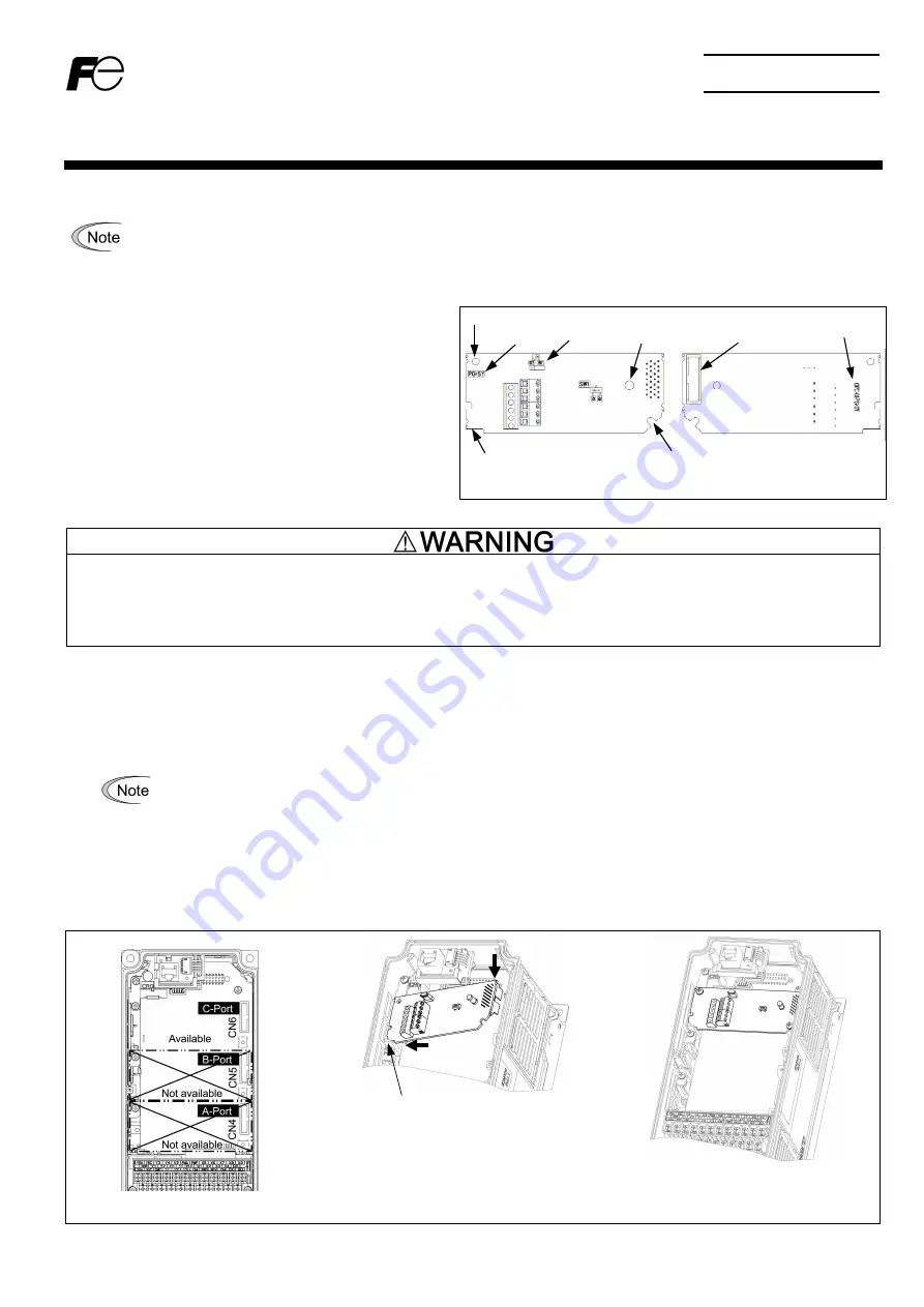 Fuji Electric OPC-G1-PG Instruction Manual Download Page 1