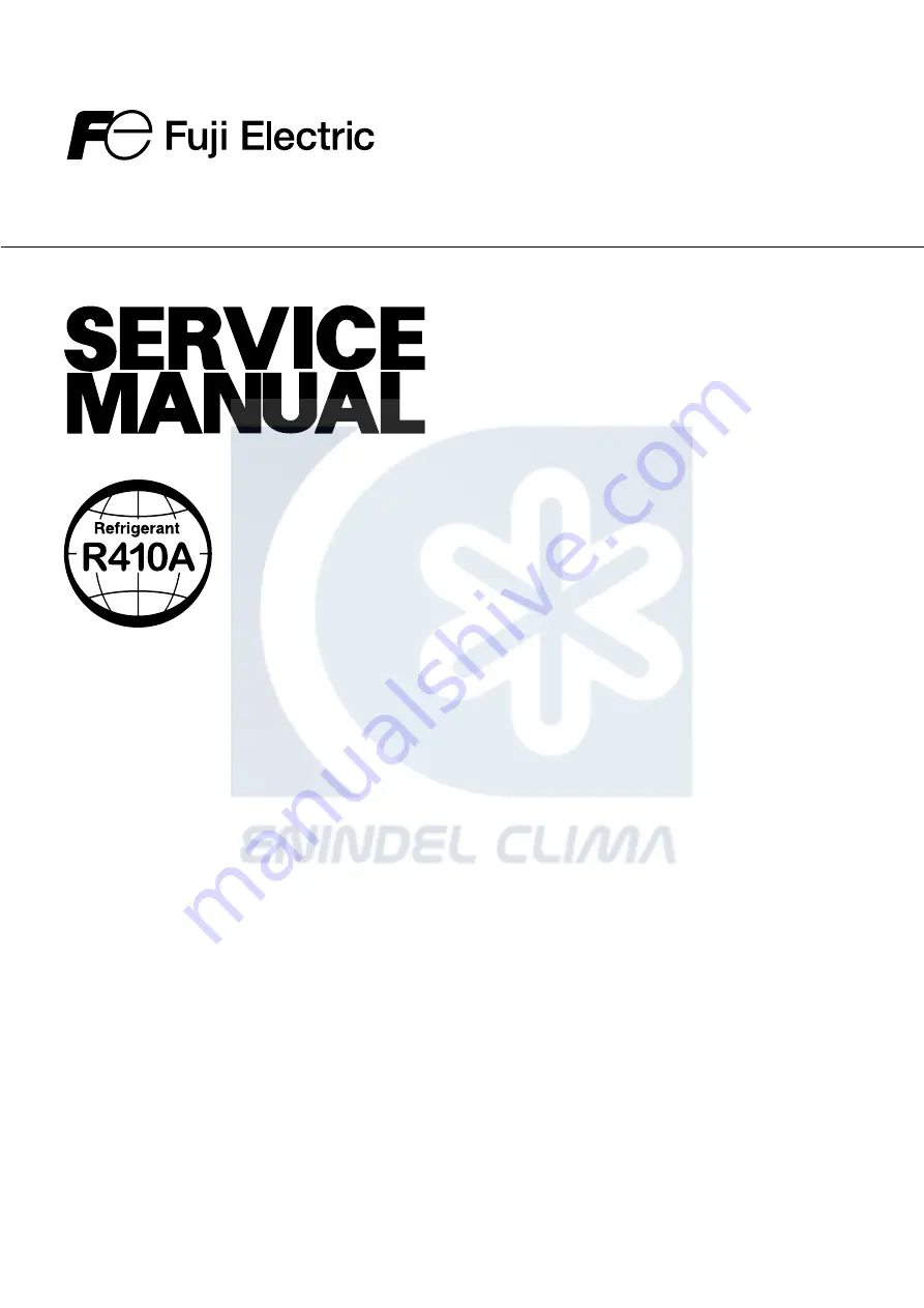 Fuji Electric RO-18FA Service Manual Download Page 1