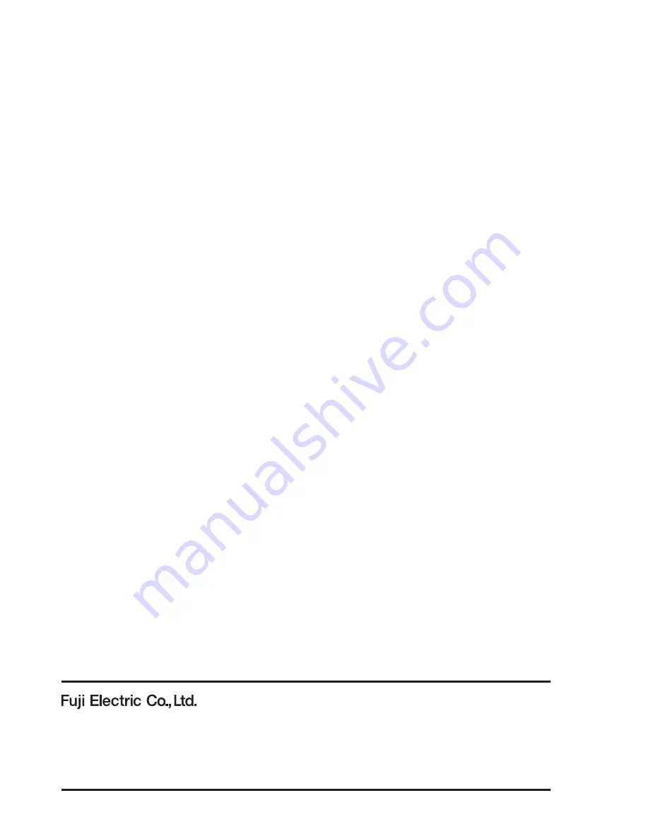 Fuji Electric ZFK8 Series Instruction Manual Download Page 35