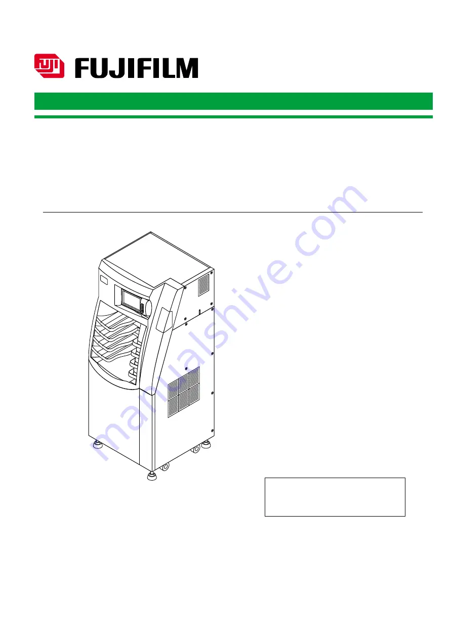 FujiFilm CR-IR341 Service Manual Download Page 1