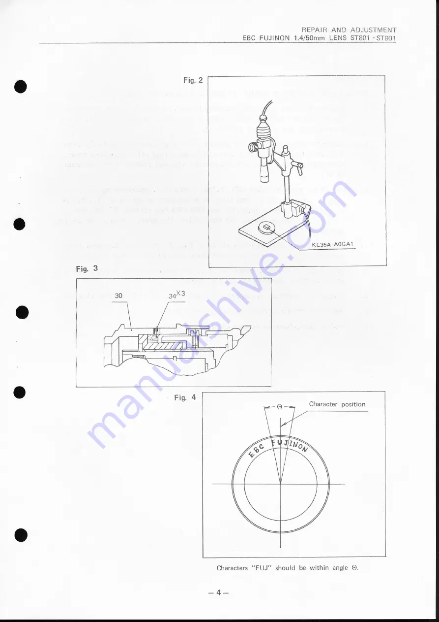 FujiFilm EBC FUJINON 1.4/50mm Repair Manual And Part List Download Page 6