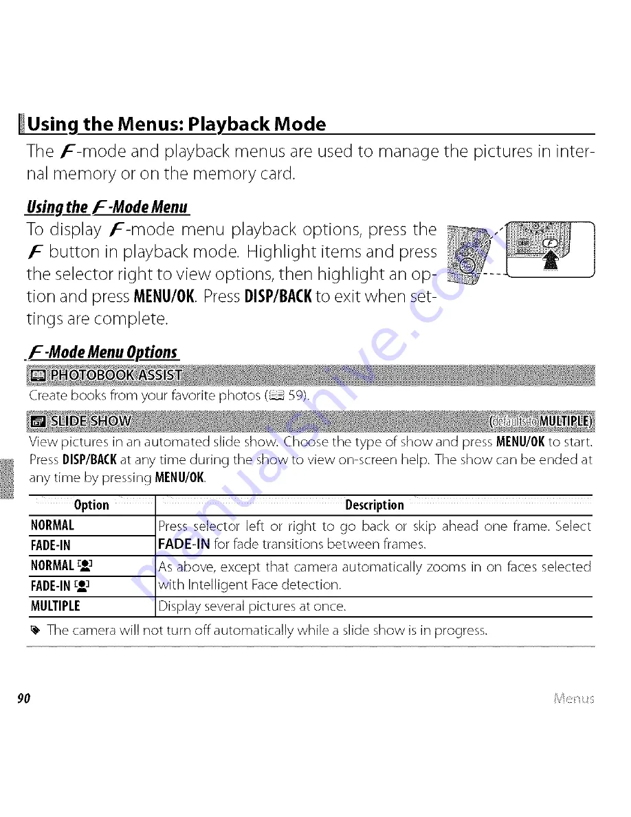 FujiFilm Finepix F660EXR Owner'S Manual Download Page 104