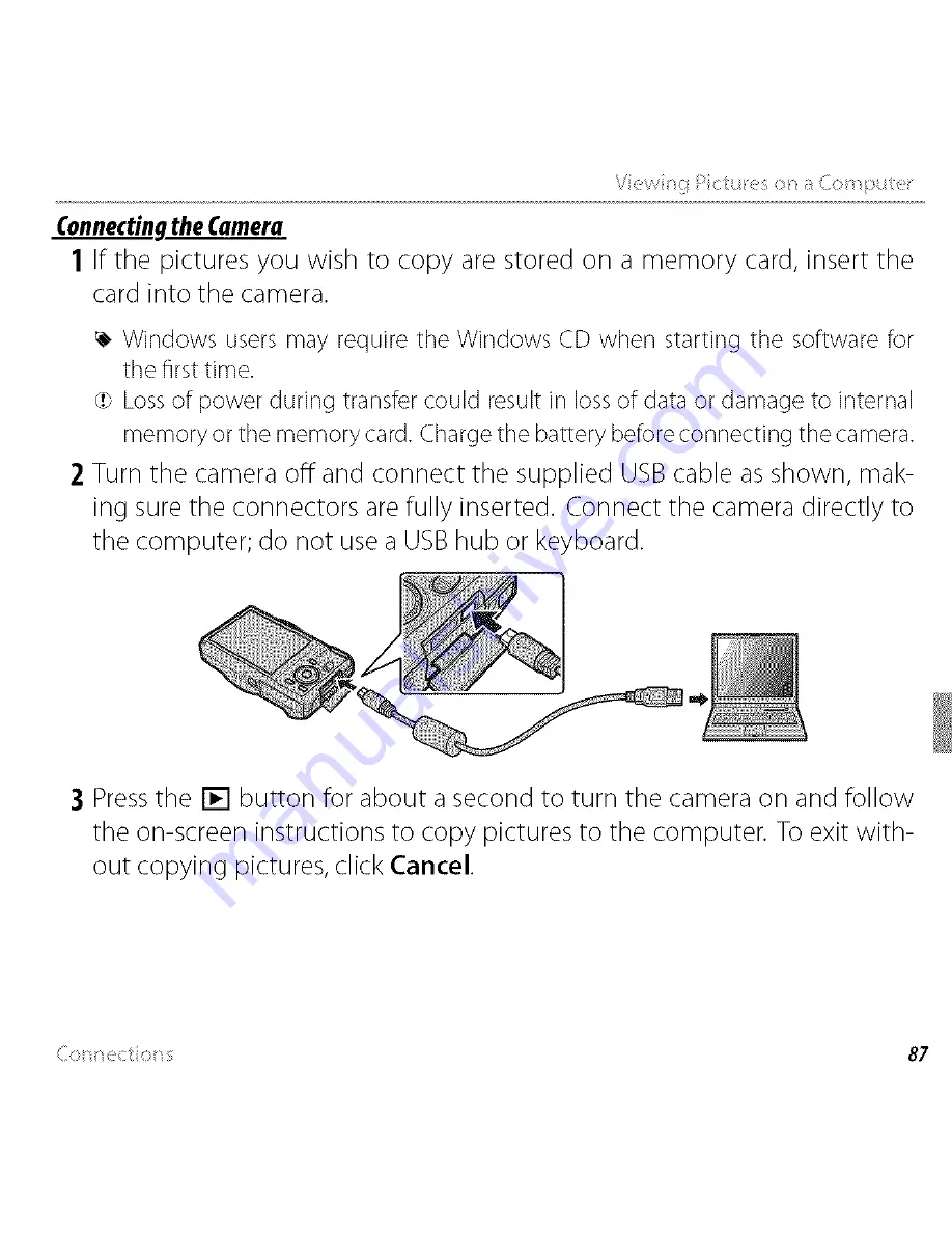 FujiFilm Finepix F750EXR Owner'S Manual Download Page 8