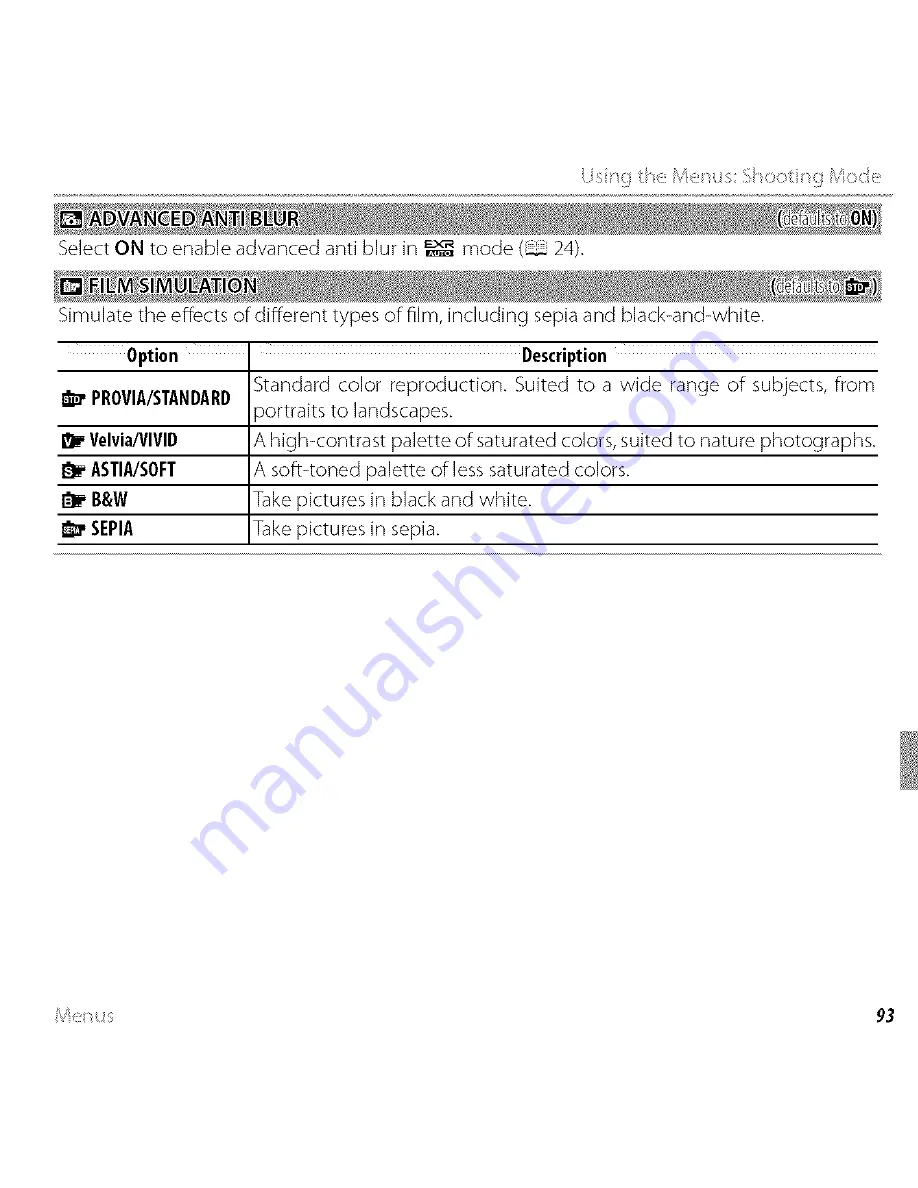 FujiFilm Finepix F750EXR Owner'S Manual Download Page 14