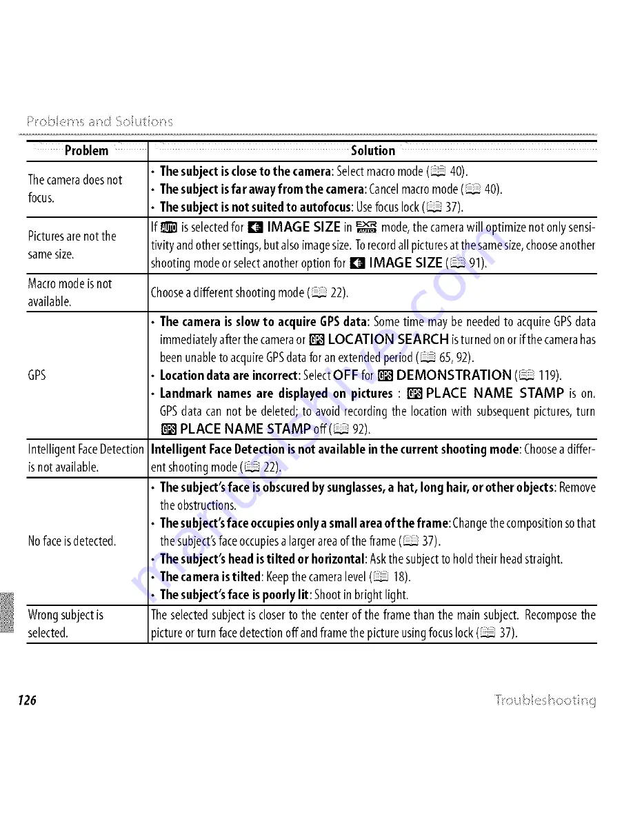 FujiFilm Finepix F750EXR Owner'S Manual Download Page 47