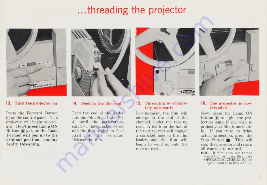 FujiFilm Fujicascope M2 Owner'S Manual Download Page 9