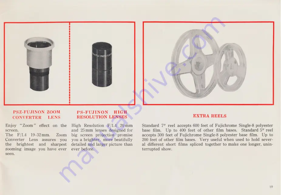 FujiFilm Fujicascope M2 Owner'S Manual Download Page 19